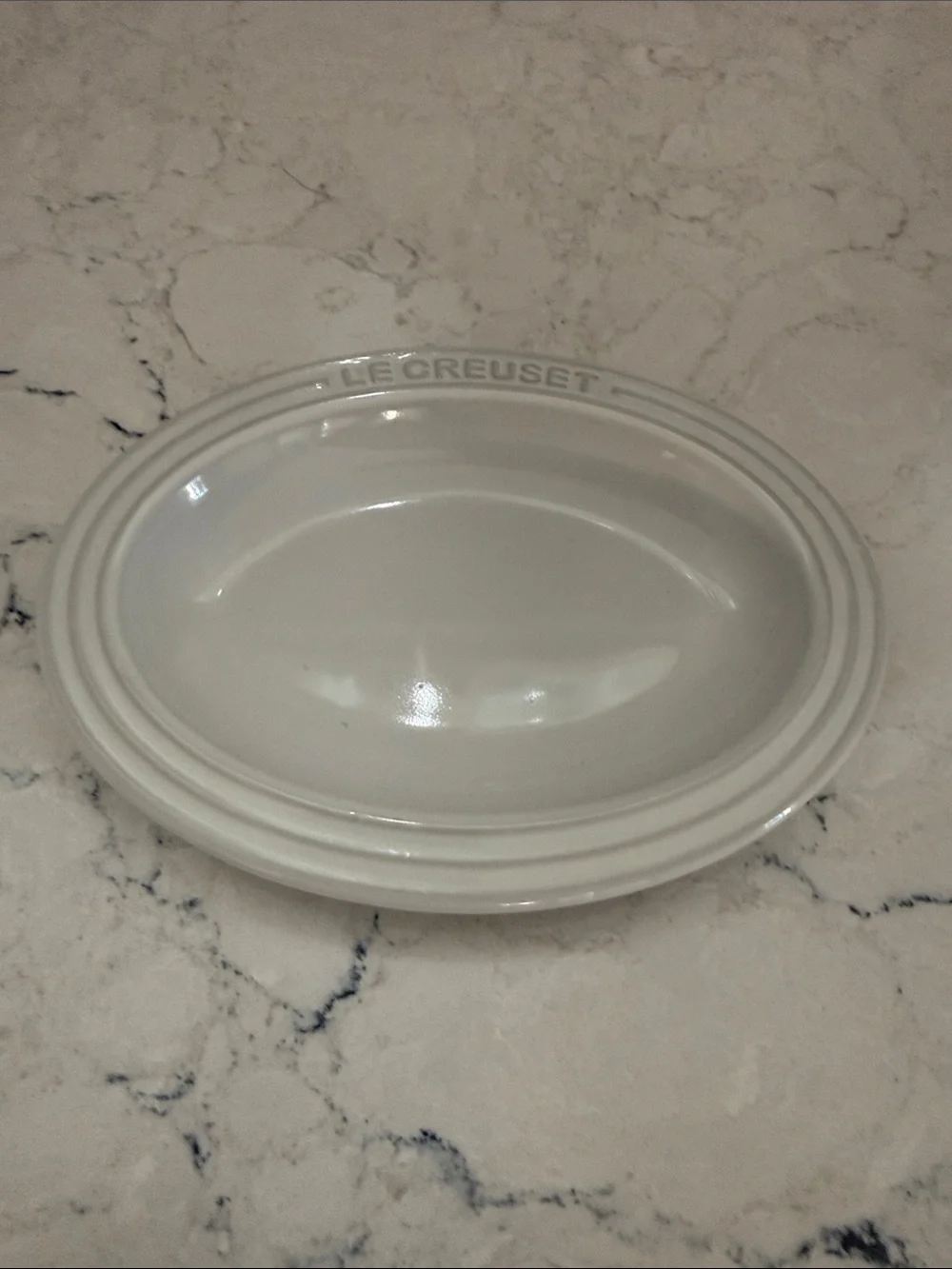 Le Creuset White mini Oval Serving Dish